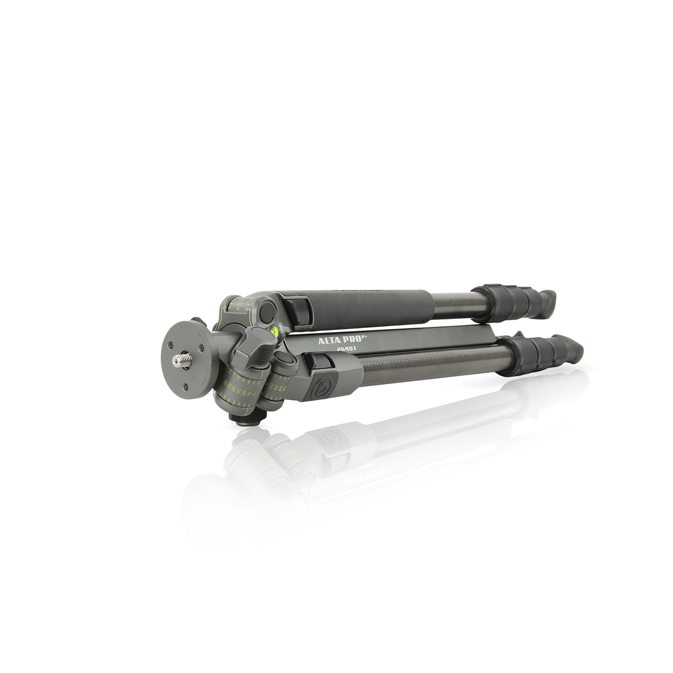 Vanguard Alta Pro 2+ 264Ct Carbon Fiber Tripod, Multi Angle Center Column, For Sony, Nikon, Canon Dslr Cameras, Gray